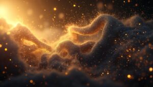 ontdek hoe donkere materie zich bij het vallen gedraagt als gewone materie en wat dit betekent voor ons begrip van het universum.