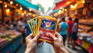 op een rommelmarkt koopt hij voor 5 € een partij pokémonkaarten en ontdekt een zeldzame kaart ter waarde van 800 €. lees over zijn verrassende vondst!