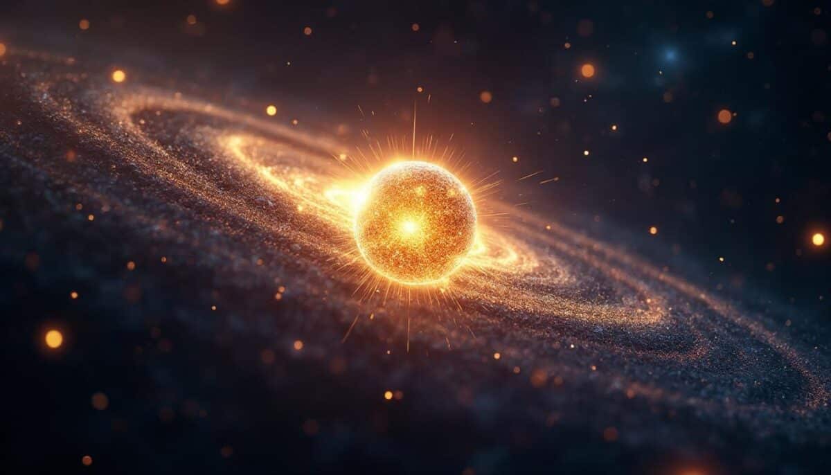 ontdek hoe een klein deeltje mogelijk een van de grootste mysteries van de astrofysica kan verklaren in dit fascinerende artikel.